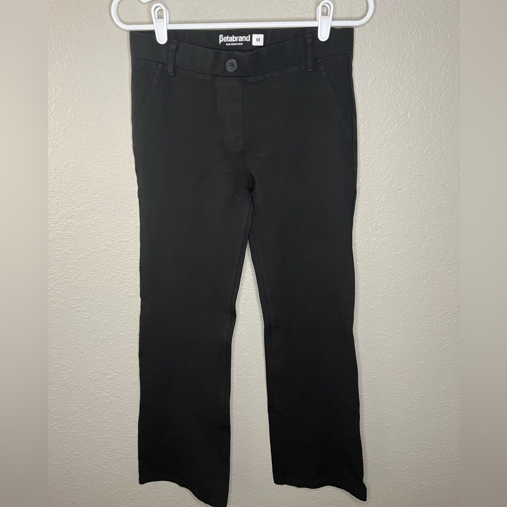 Betabrand Dress Leggings Size Medium Black